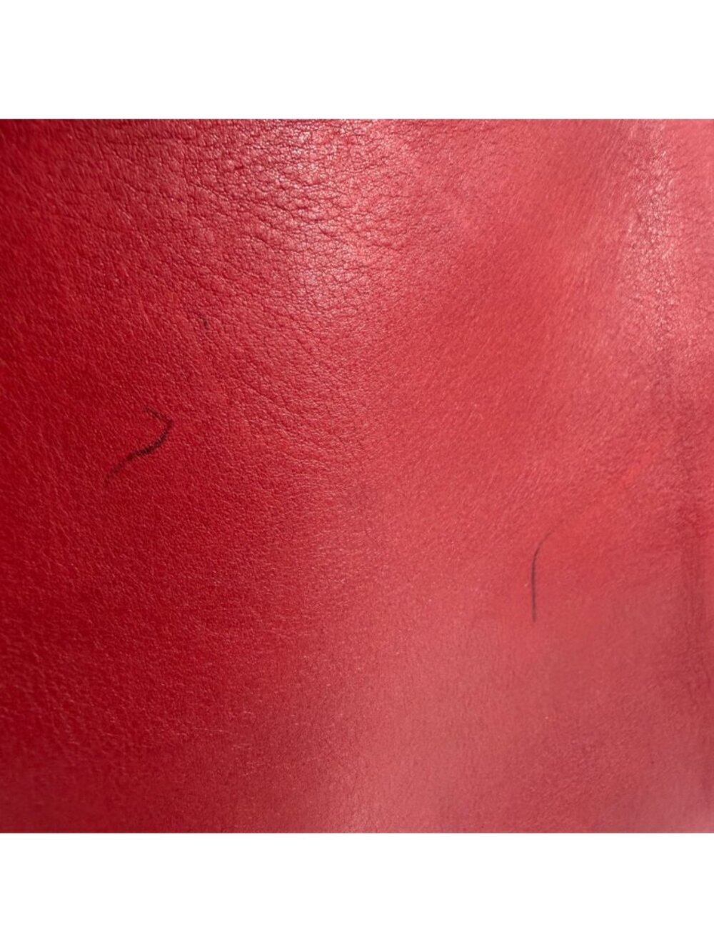 Vintage COACH Andrea 9073 USA Slim Shoulder Bag Red Leather Silver Buckle NO TAG - Picture 2 of 16